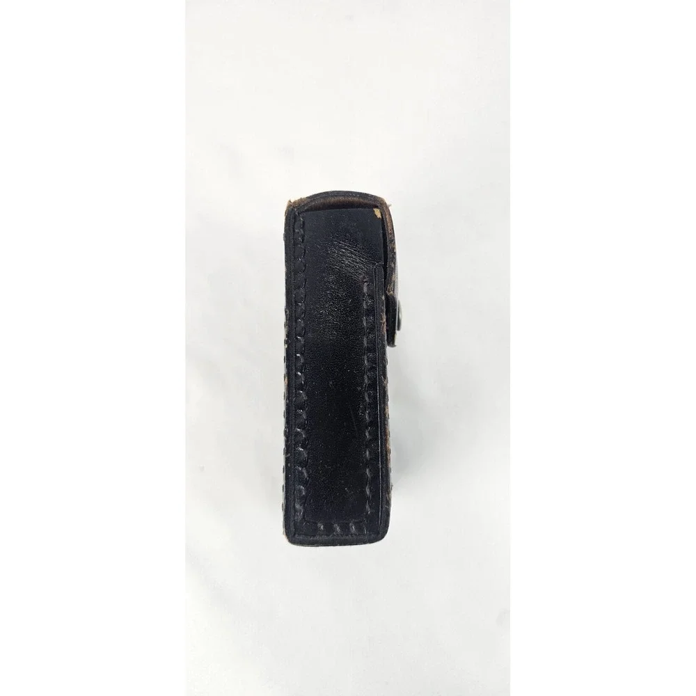 Vintage Black‎ Box Catalog Leather Case Pouch for Fox Box Tester TSW30B